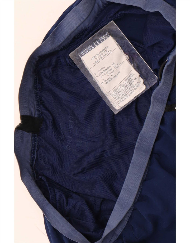 Pantaloncini sportivi Nike Dri Fit da uomo, poliestere color block medio blu navy