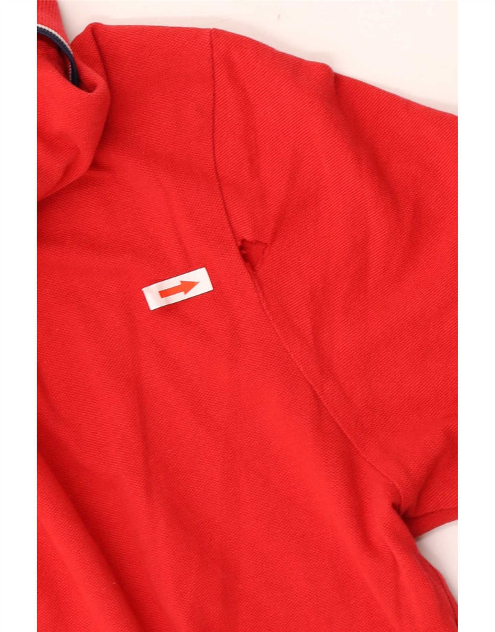 Polo Kappa da uomo a righe grandi rosse