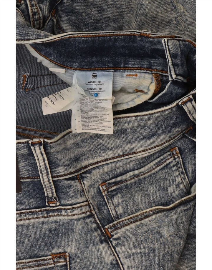 Jeans slim da uomo G-Star W30 L30 cotone blu
