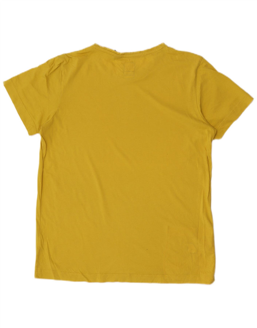T-shirt uomo K-Way Top Large in cotone giallo