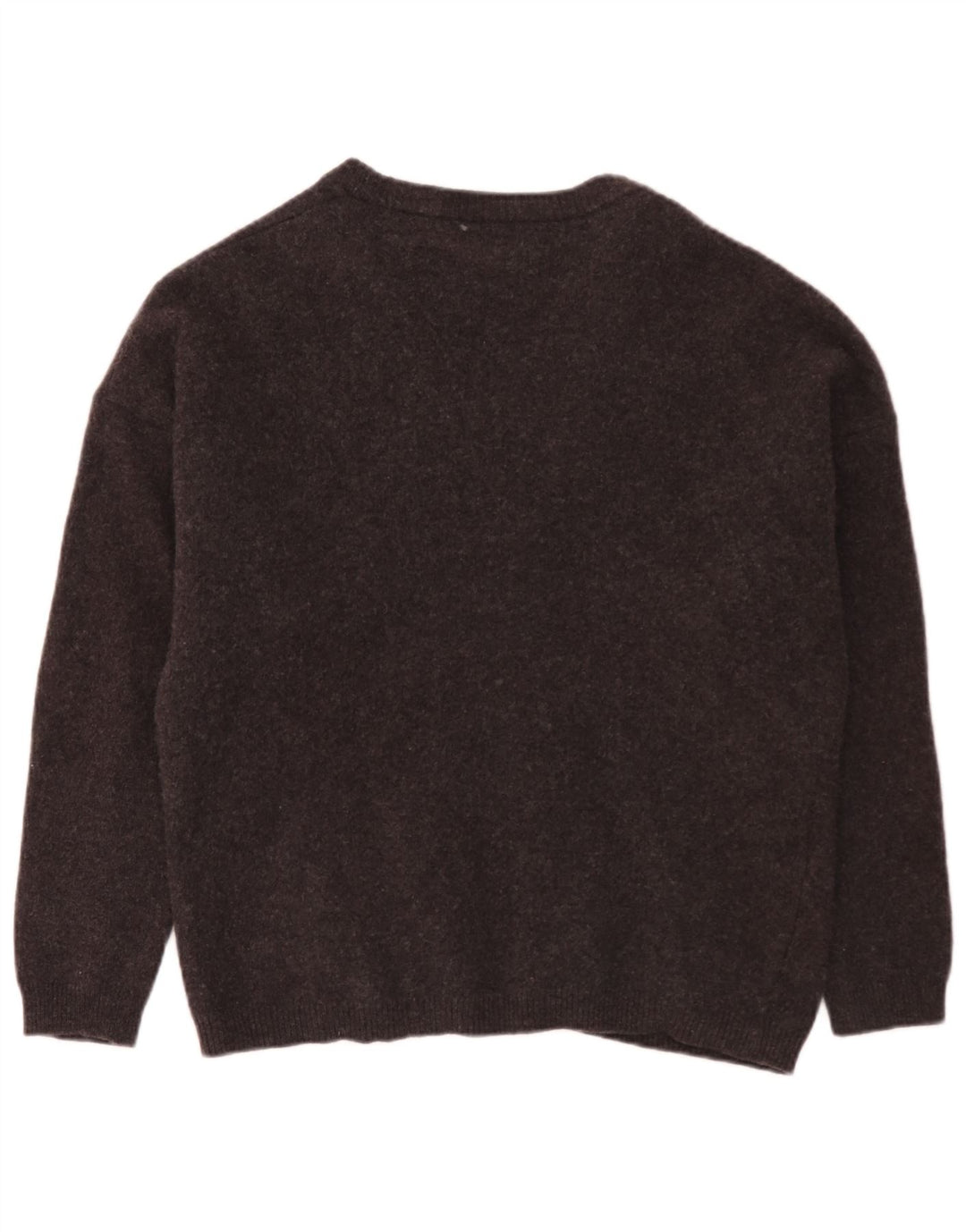 Maglione cardigan da uomo Sisley grande lana vergine grigia