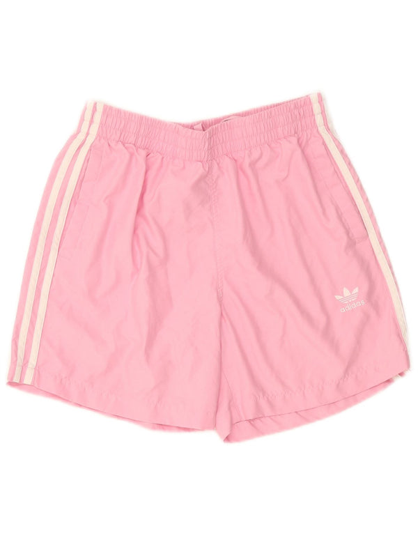 Pantaloncini sportivi Adidas da donna UK 12 rosa medio