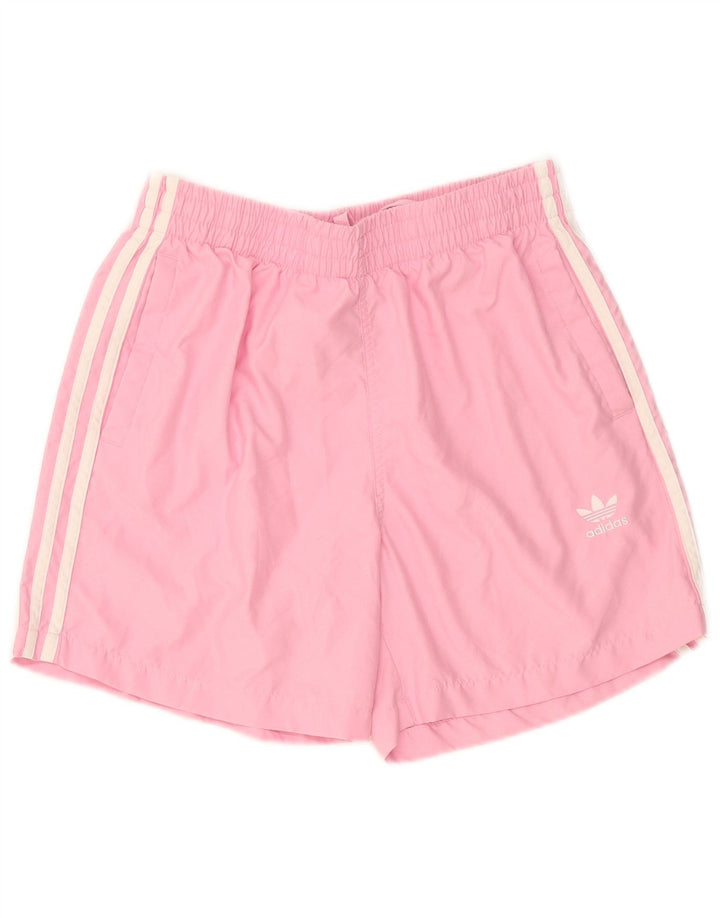Pantaloncini sportivi Adidas da donna UK 12 rosa medio