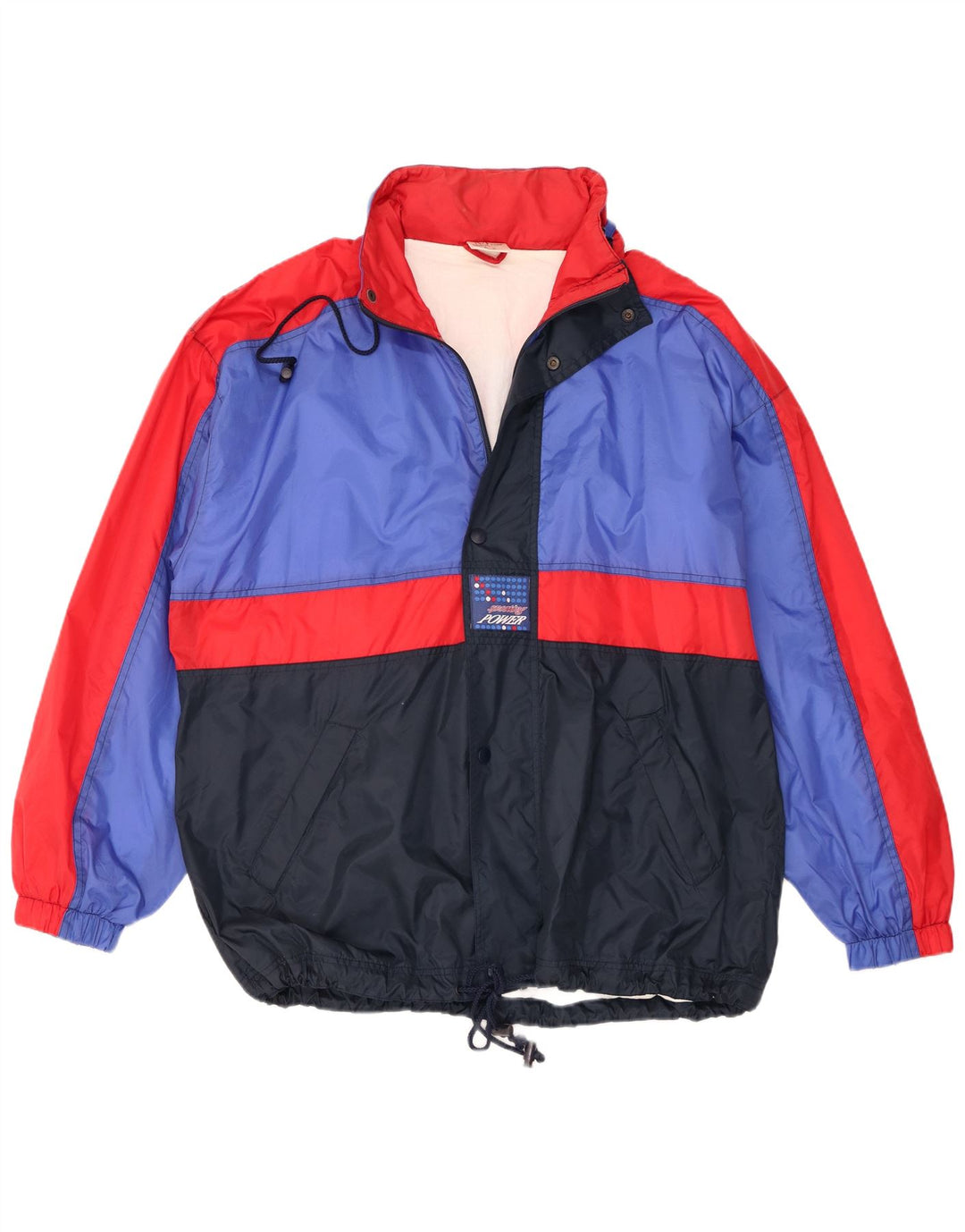 Giacca antipioggia da uomo con cappuccio Marcel Clair EU 56 3XL Blu navy Colourblock