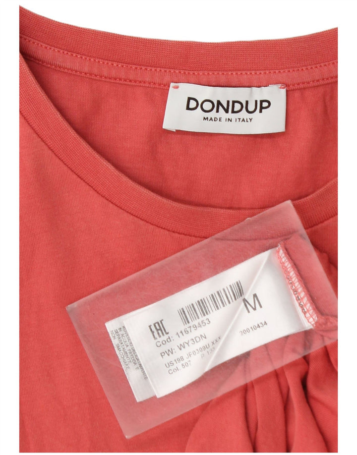 DONDUP T-shirt Uomo Top Cotone Rosa Medio