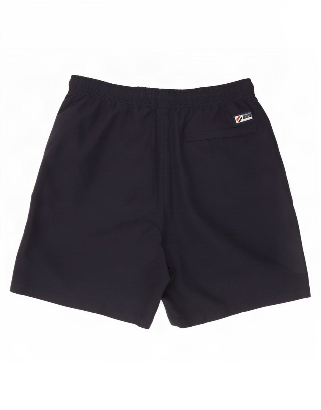 Pantaloncini da bagno grafici da uomo Superdry piccoli in poliestere blu navy
