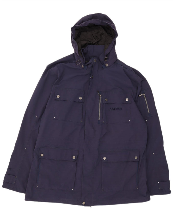 Giacca utilitaria con cappuccio da uomo Schoffel UK 48 4XL Blu navy