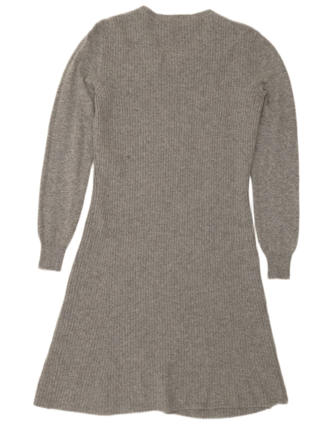 MAX MARA Abito maglione a maniche lunghe da weekend da donna UK 14 Grigio medio