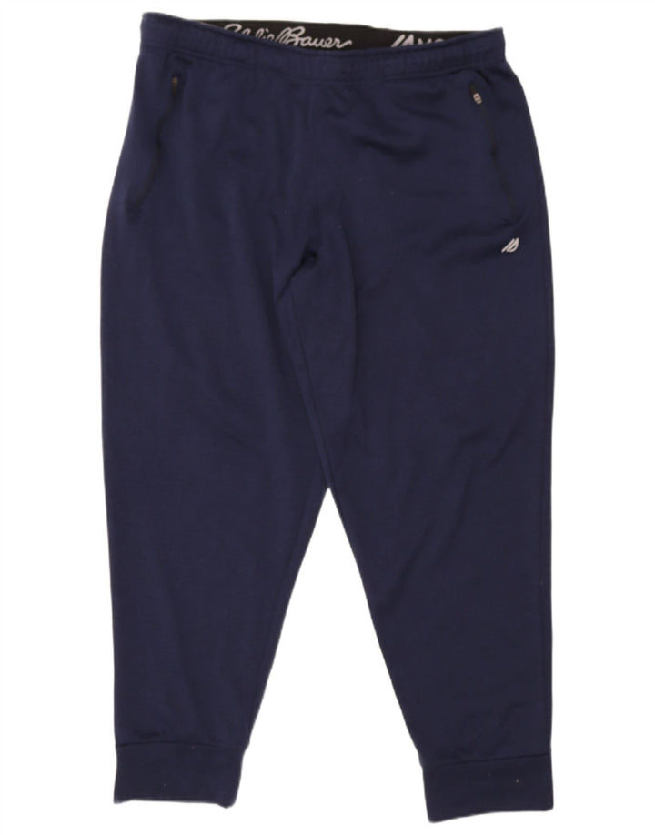 Eddie Bauer Pantaloni da tuta da uomo Joggers XL Poliestere blu navy