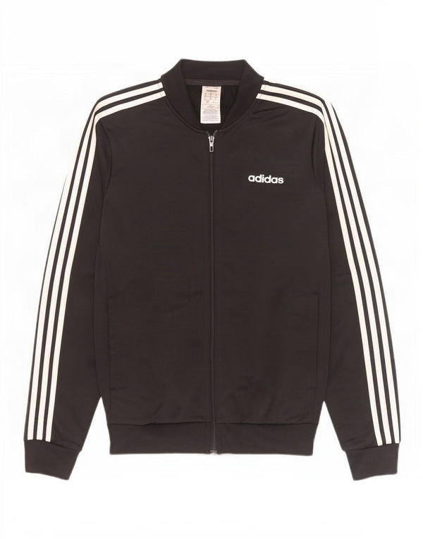 Giacca da ginnastica da uomo Adidas Small nera in poliestere