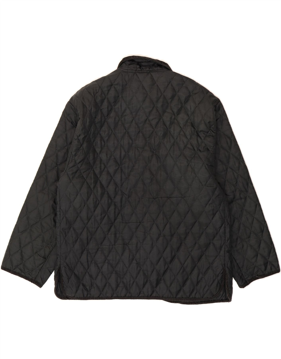 BRUGI Mens Quilted Jacket UK 42 XL Black Vintage Brugi and Second-Hand Brugi from Messina Hembry 