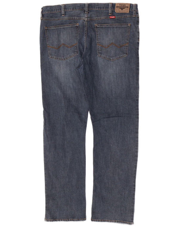 Jeans dritti slim da uomo Wrangler W38 L30 Blu