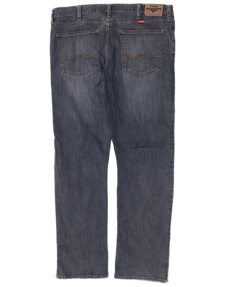 Jeans dritti slim da uomo Wrangler W38 L30 Blu