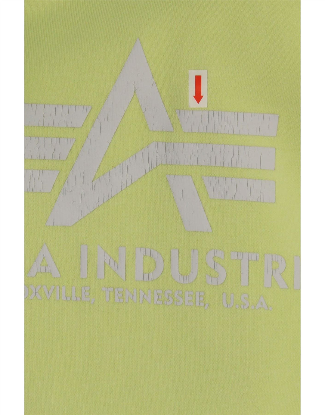 Felpa grafica da uomo Alpha Industries Jumper XL verde