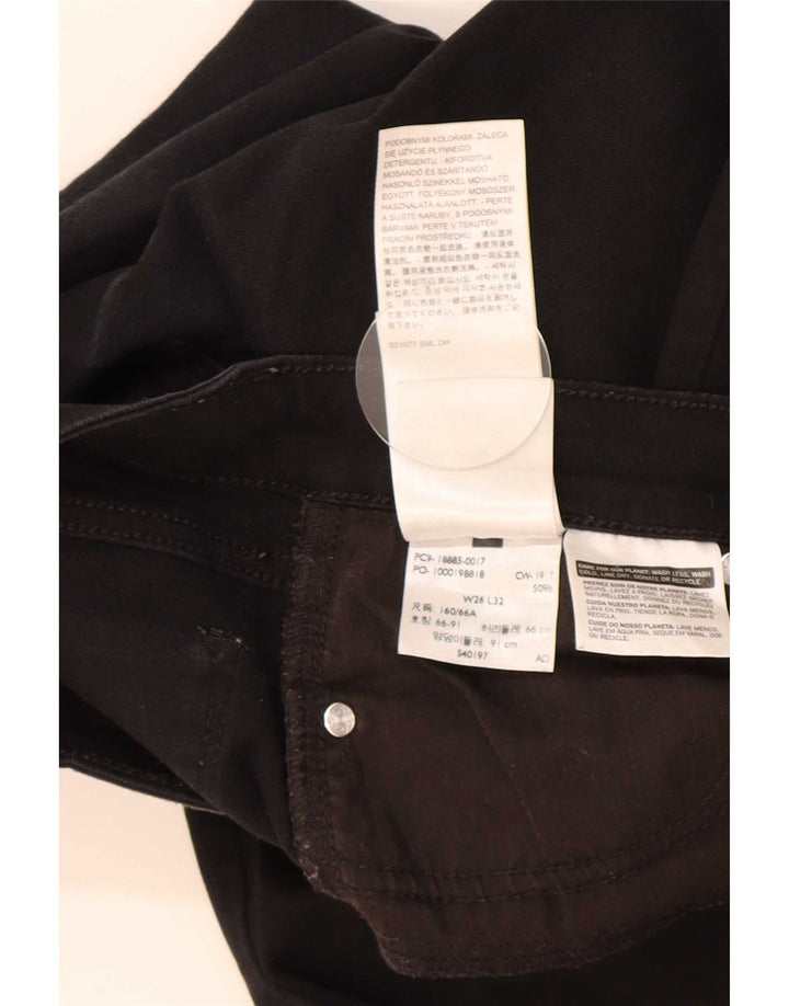 Jeans Levi's 715 Bootcut da donna W26 L32 cotone nero