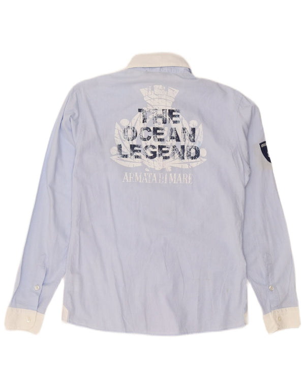 Camicia grafica per ragazzi Armata Di Mare 13-14 anni XL in cotone blu