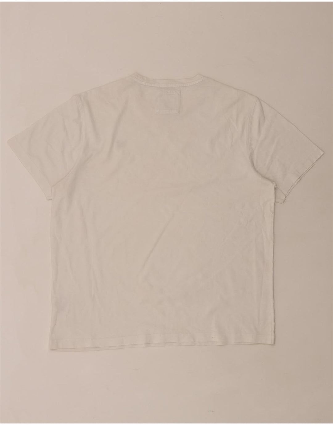 Crew Clothing T-shirt da uomo Top XL in cotone bianco