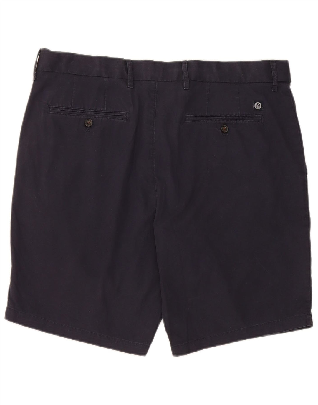 Pantaloncini chino da uomo Marks & Spencer W36 grandi in cotone blu navy
