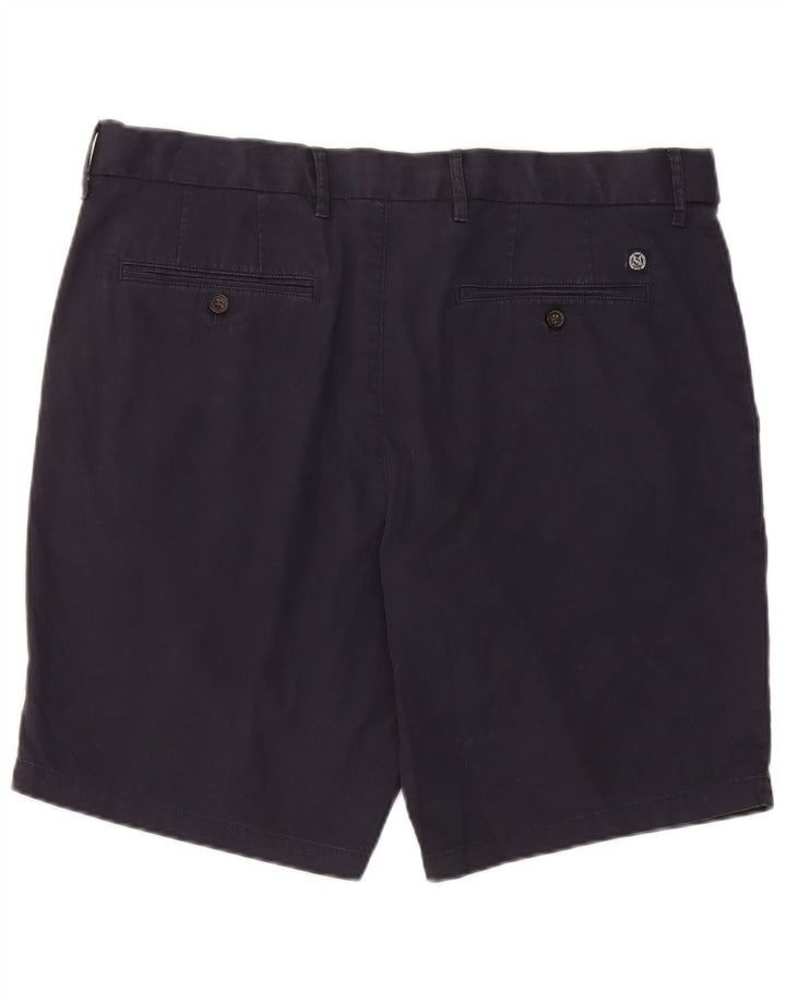 Pantaloncini chino da uomo Marks & Spencer W36 grandi in cotone blu navy