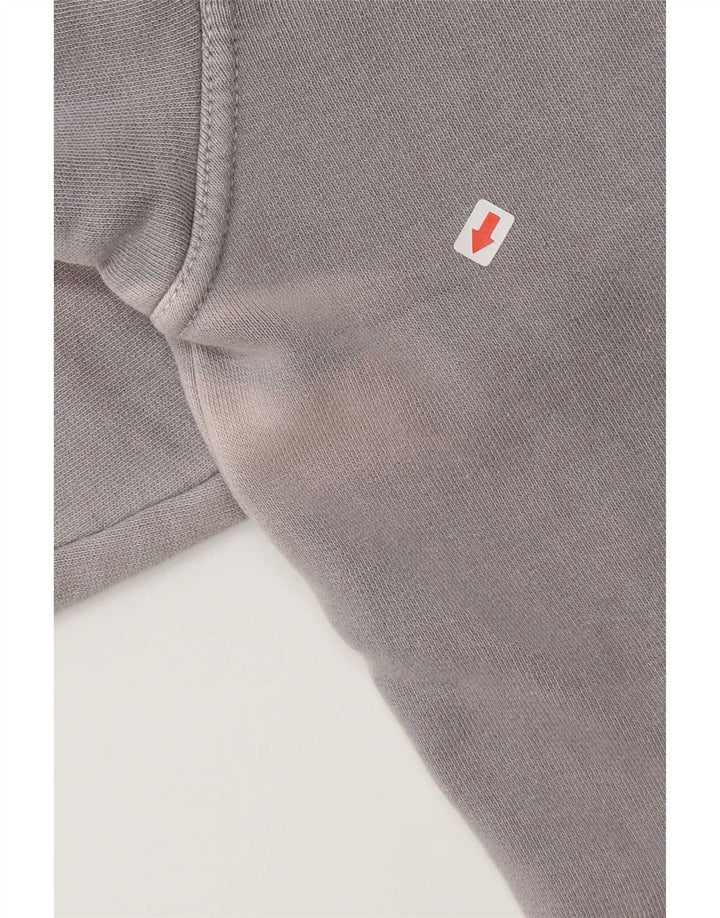 Felpa da uomo Wrangler maglione grande in cotone grigio