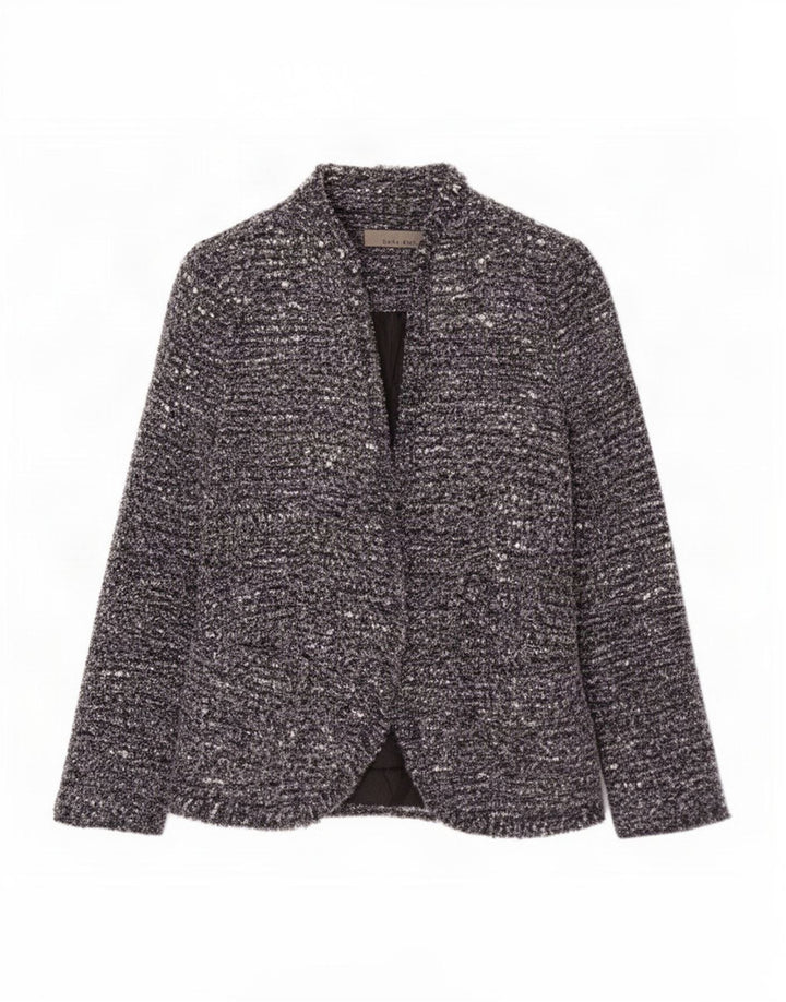 Giacca blazer da donna Zara UK 8 piccola blu navy screziata