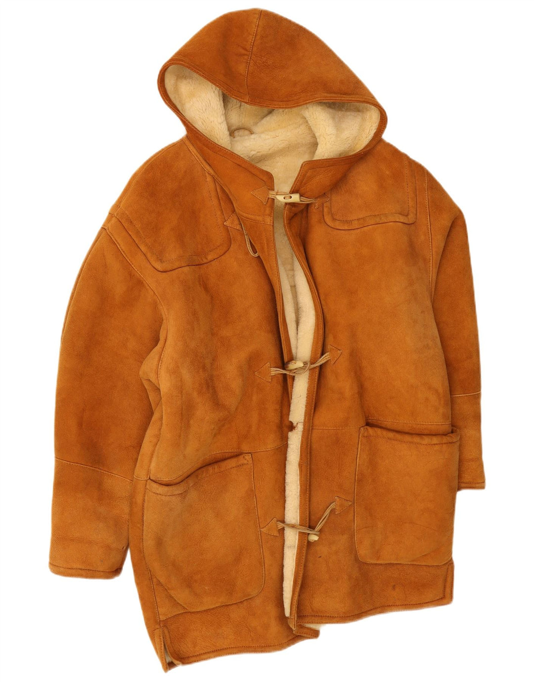 Cappotto da uomo in shearling Gara UK 40 grande beige