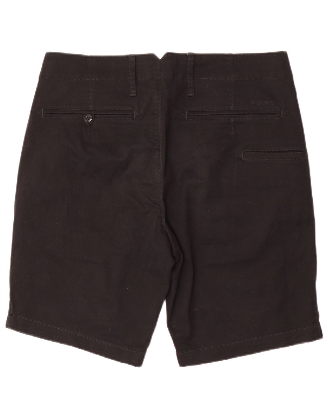 G-Star Pantaloncini Chino da Uomo W33 Nero Medio Cotone