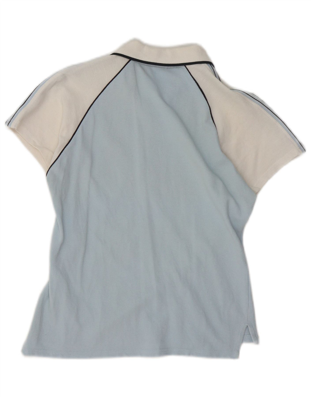 Polo da donna con collo e zip NORTH SAILS UK 12 Blu medio color block