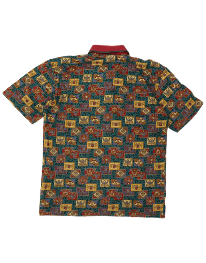 Polo da uomo Mango grande geometrica multicolore