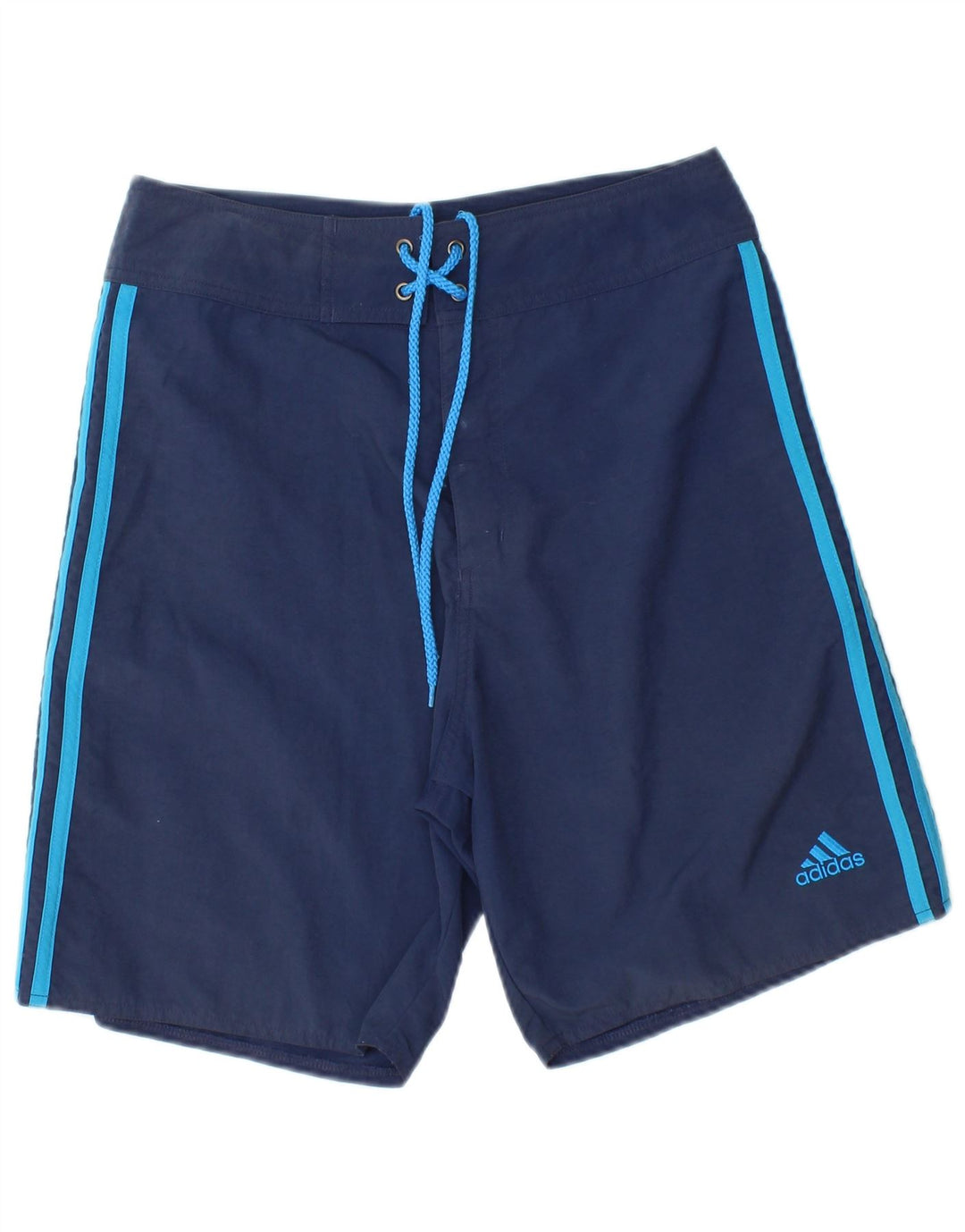 ADIDAS Womens Swimming Shorts UK 12 Medium  Navy Blue Polyamide