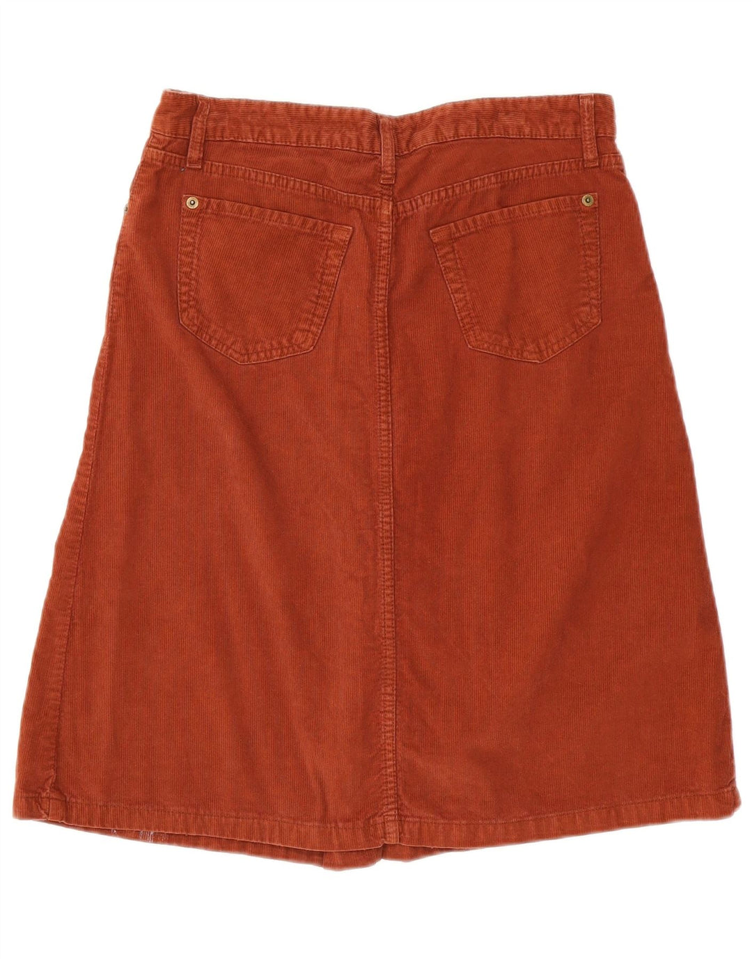 Gonna in velluto a coste da donna Zara EU 38 piccola W28 marrone