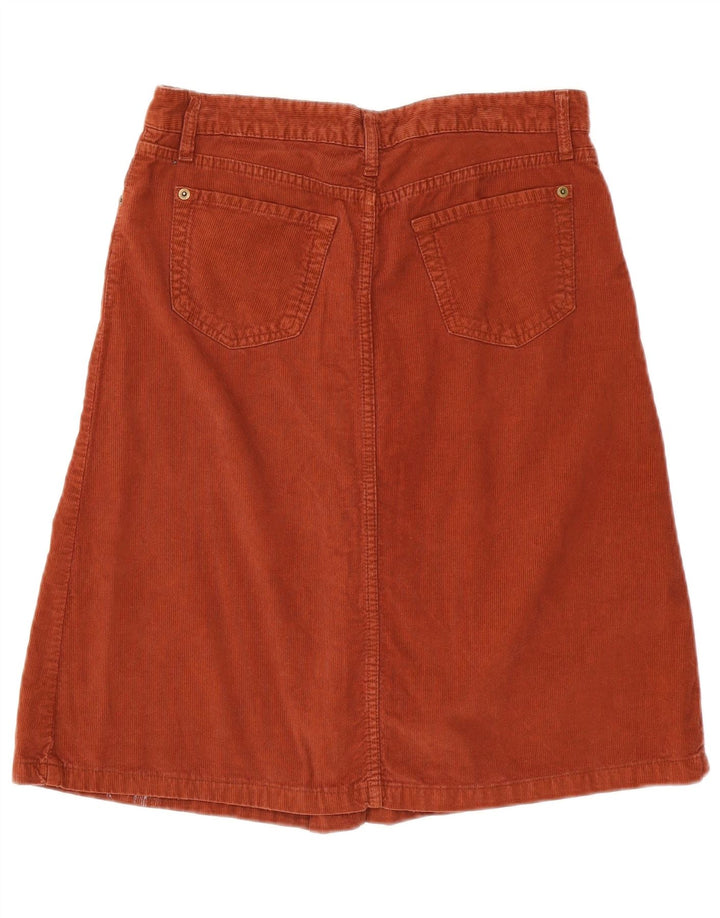 Gonna in velluto a coste da donna Zara EU 38 piccola W28 marrone