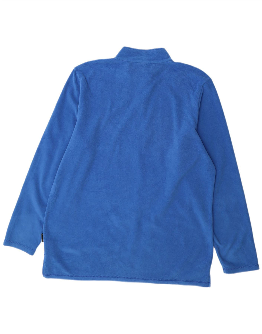 Maglione in pile da uomo con zip e collo Jack Wolfskin UK 50 3XL poliestere blu