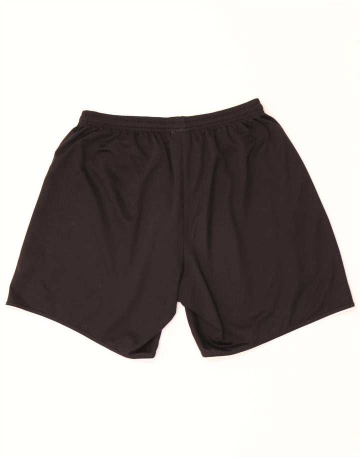 Pantaloncini sportivi da uomo Adidas medi neri in poliestere
