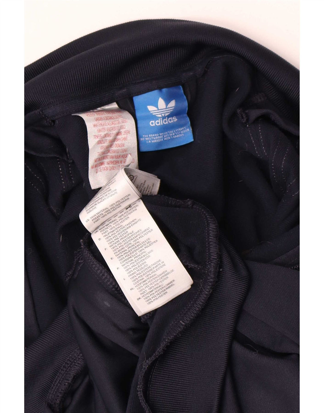 Giacca da tuta da ragazzo Adidas 11-12 anni Blu Navy Colourblock