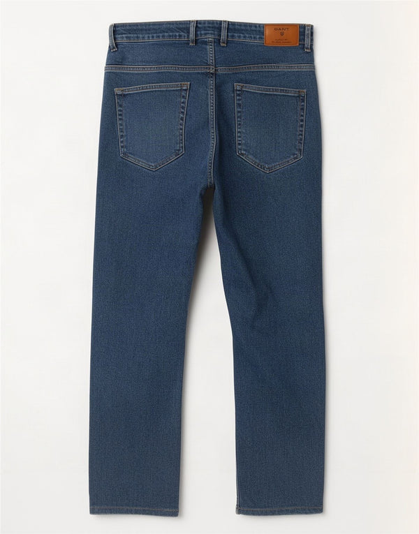 Gant Jeans dritti Jason Regular Fit da uomo W35 L28 Blu