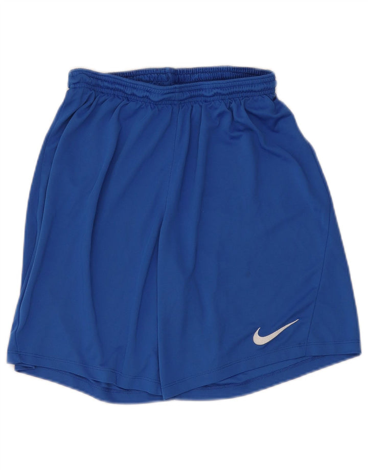 Pantaloncini sportivi Nike Dri Fit da uomo piccoli in poliestere blu