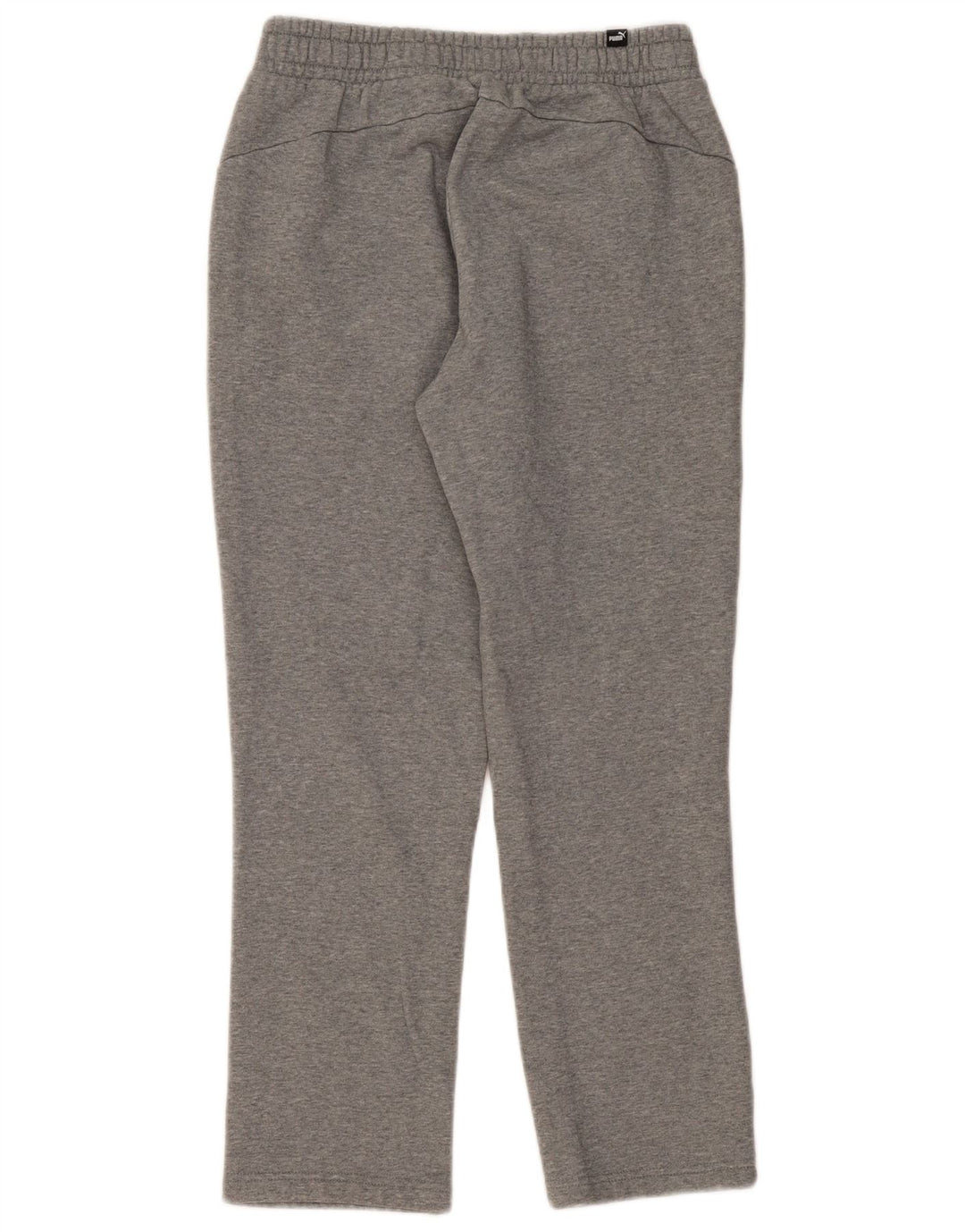 Pantaloni della tuta da donna Puma UK 12 Cotone grigio medio