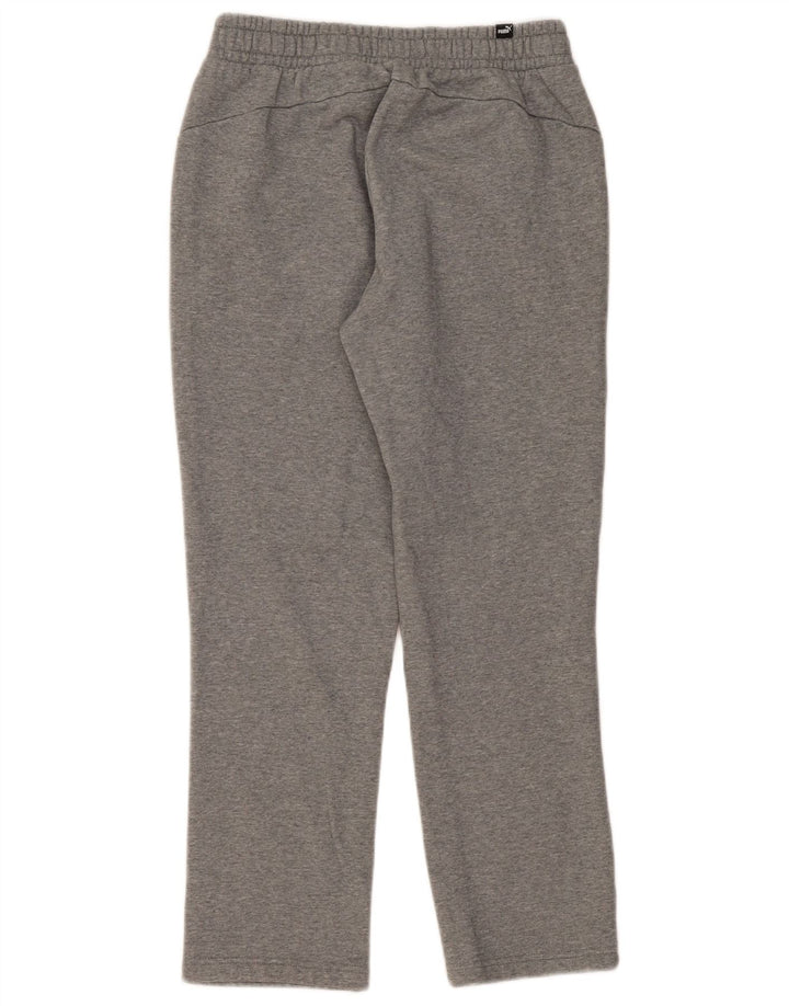 Pantaloni della tuta da donna Puma UK 12 Cotone grigio medio