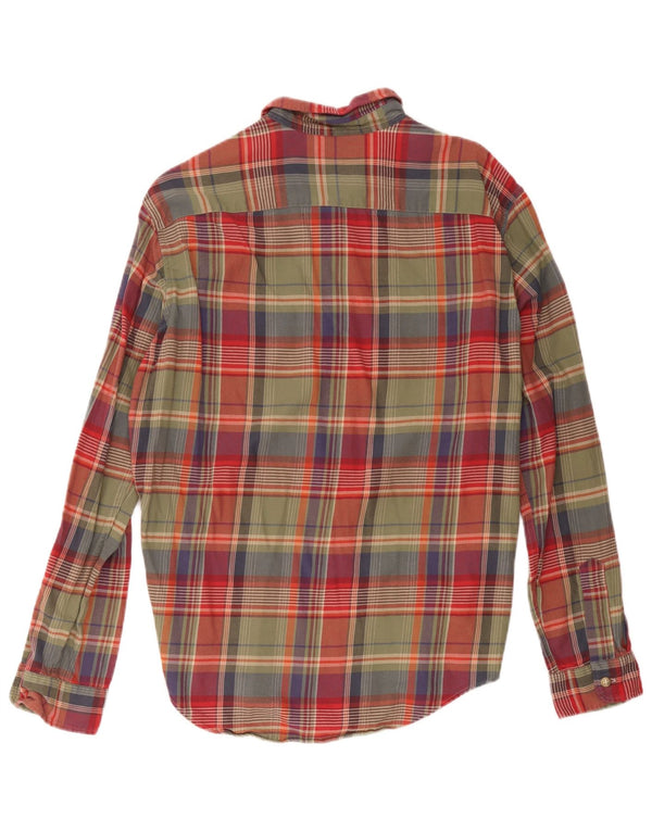 Polo Ralph Lauren Mens Shirt Large Multicoloured Plaid Cotton