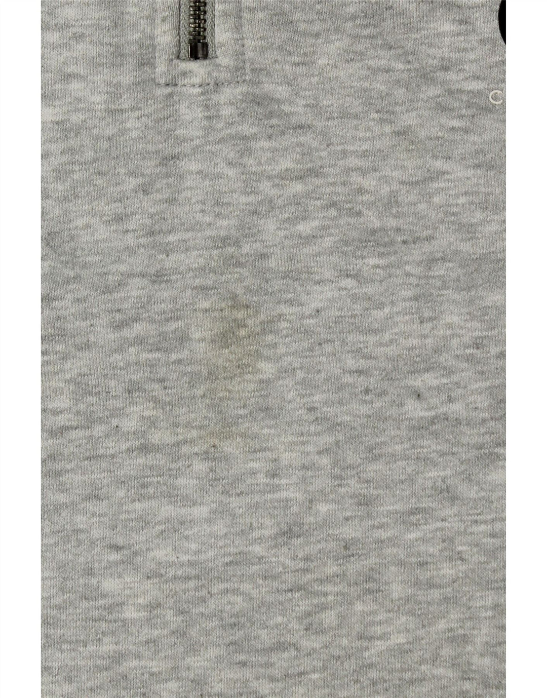 CALVIN KLEIN JEANS Felpa con collo con zip da uomo Maglione grigio medio