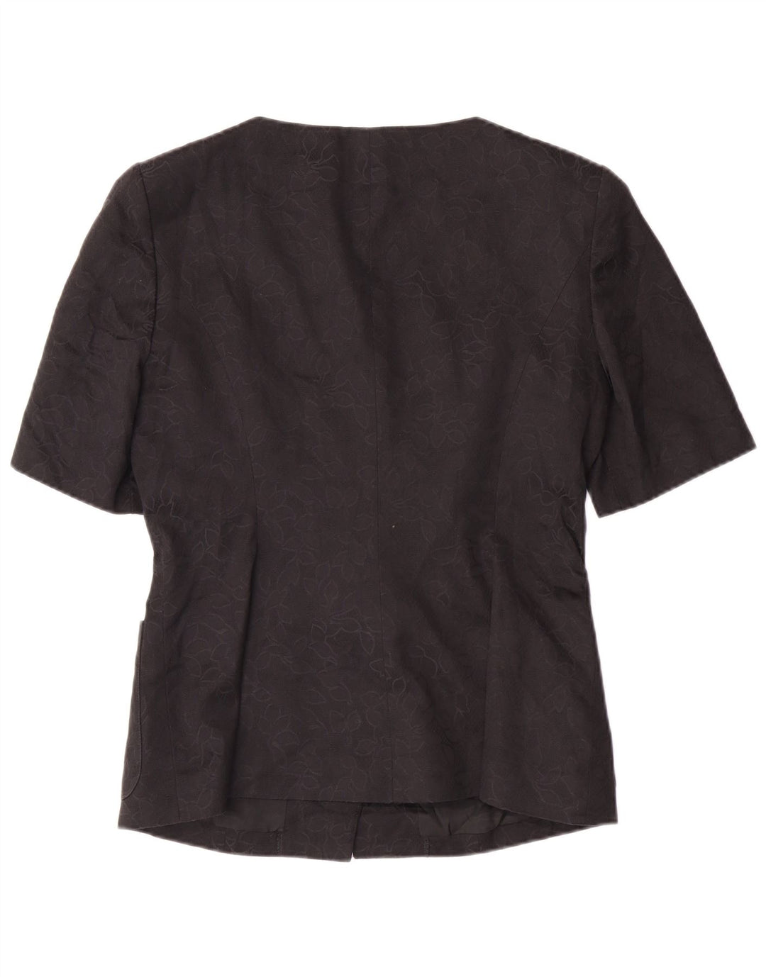 GUY LAROCHE Giacca blazer da donna a maniche corte EU 42 Large Black Classic