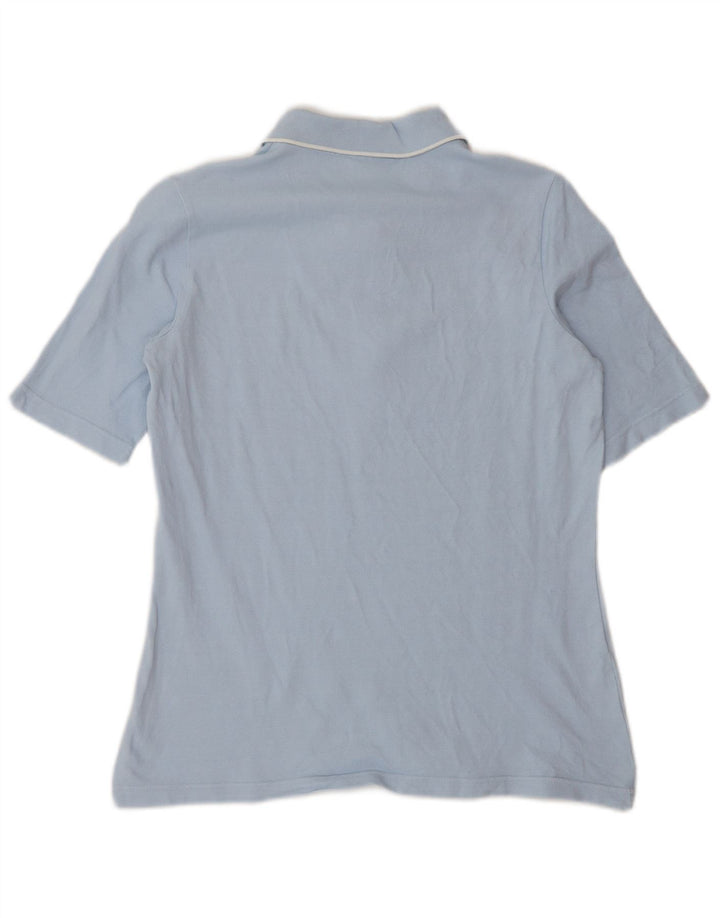 Polo da donna Lacoste taglia 42 grande in cotone blu