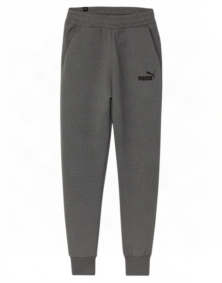Pantaloni da tuta da uomo Puma Joggers piccoli in cotone grigio