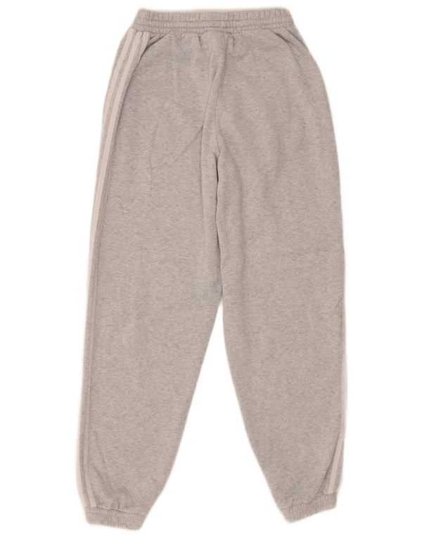 Adidas Pantaloni da tuta con grafica da donna Joggers UK 8 Small Cotone grigio
