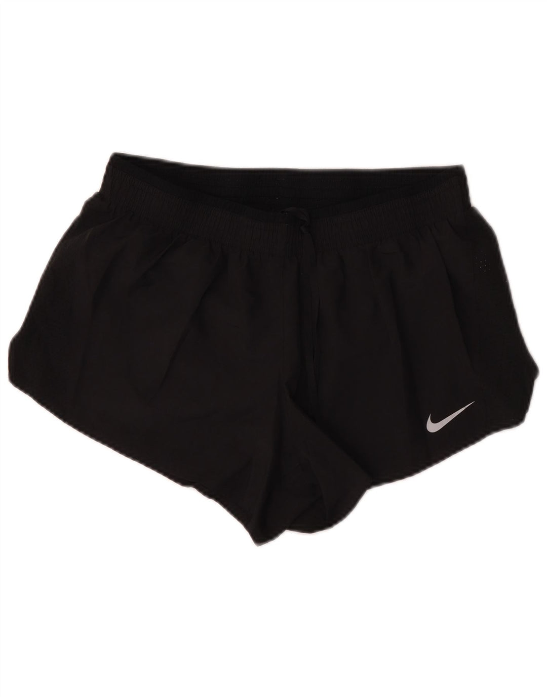 Pantaloncini sportivi Nike Dri Fit da donna UK 16 Large Nero Poliestere