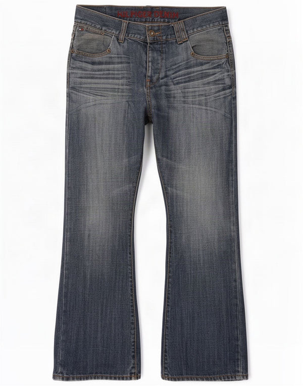 Tommy Hilfiger Jeans Bootcut da uomo W36 L32 Blu Cotone
