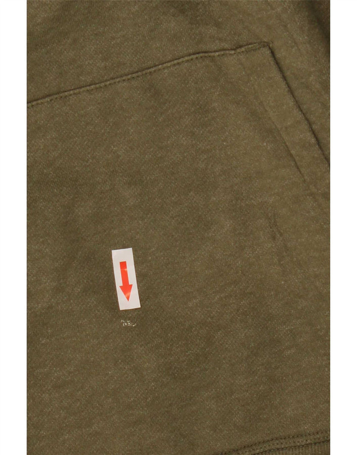 Maglione con cappuccio grafico da uomo Levi's in cotone kaki medio