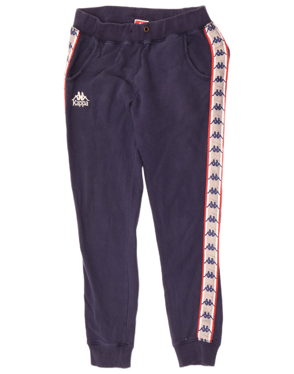 Pantaloni da tuta con grafica Kappa da uomo Joggers Small Blu Navy Colourblock