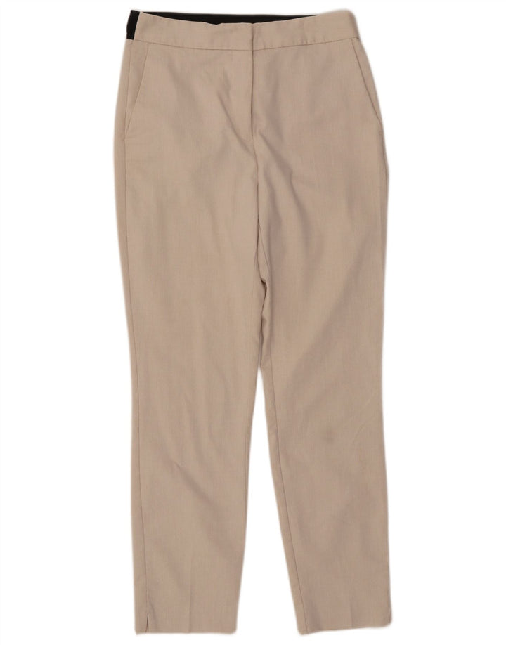 ZARA Womens Slim Chino Trousers Medium W28 L27 Beige Cotton